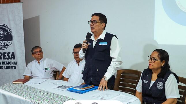 Geresa Loreto informó sobre la situación epidemiológica actual de leptospirosis, dengue e infecciones respiratorias en la región.