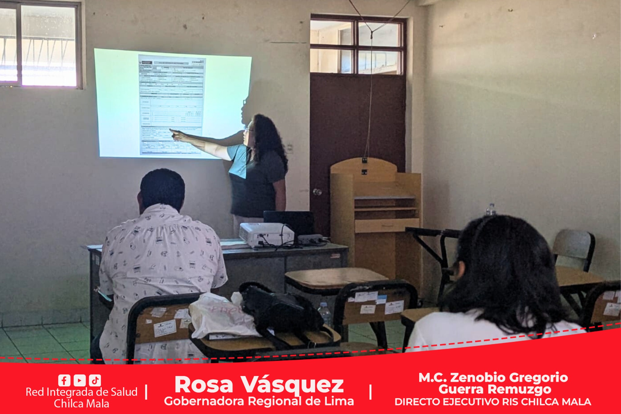 RIS Chilca Mala realiza importante capacitación, dirigido al personal asistencial