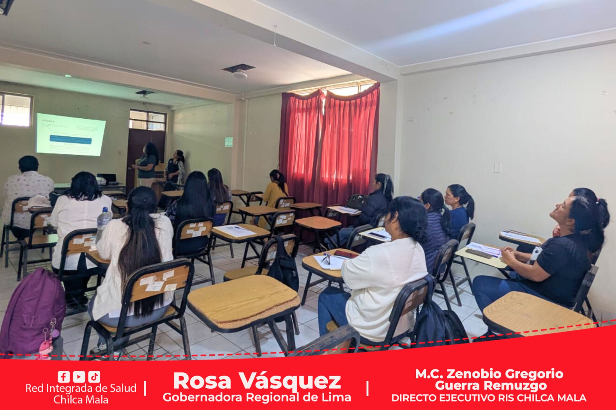 RIS Chilca Mala realiza importante capacitación, dirigido al personal asistencial