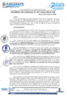 Vista preliminar de documento N°077-2025 aprobar apoyo con viveres a la comunidad de San Juan de Dios  por su aniversario