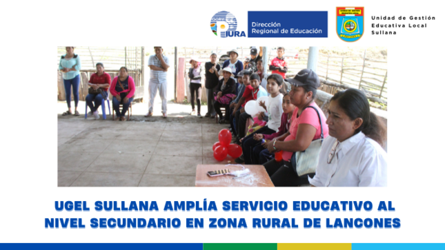 Ampliación de Servicio Educativo
