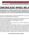 Vista preliminar de documento COMUNICADO Nº001-2025 NOMBRAMIENTO