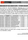 Vista preliminar de documento [ Ver COMUNICADO 011 PROMOTORES CULTURALES ] 12-05-2025