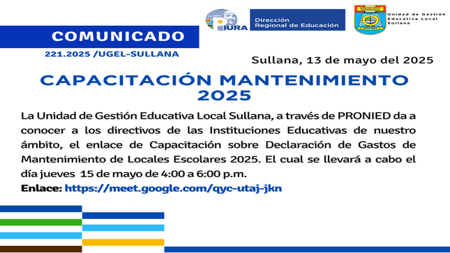 Comunicado N°221-2025