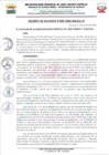 Vista preliminar de documento Decreto de Alcaldía Nº002-2025