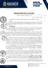 Vista preliminar de documento RESOLUCION DE ALCALDIA N° 088-2025-MPSR-J/A