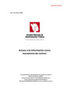 Vista preliminar de documento Acceso a la información como mecanismo de control