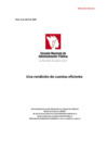 Vista preliminar de documento Una rendición de cuentas eficiente