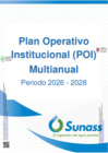 Vista preliminar de documento Plan Operativo Institucional (POI) Multianual - Periodo 2026 - 2028