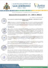 Vista preliminar de documento Resolución de Alcaldía N° 0121 - 2025 - MDSJ - C