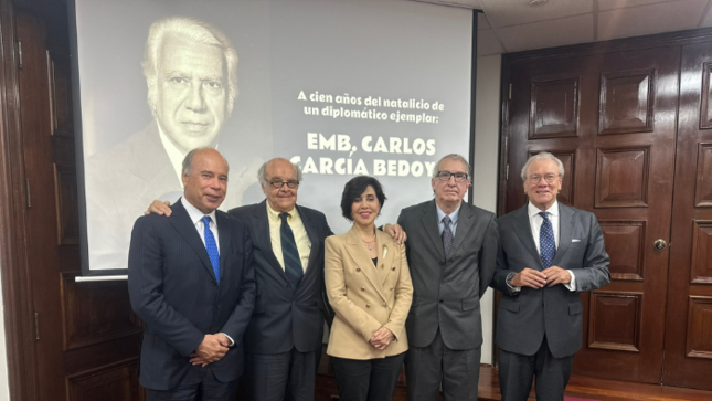 Academia Diplomática del Perú conmemora el centenario de natalicio del embajador Carlos García Bedoya 
