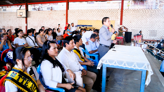 Juramentaci贸n de promotores ambientales escolares.