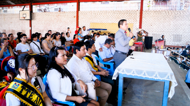 Juramentación de promotores ambientales escolares. 