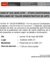 Vista preliminar de documento [ Ver COMUNICADO 012 PROMOTORES CULTURALES ] 14-05-2025