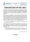 Vista preliminar de documento COMUNICADO N° 01-2025- COMISION CGO -CLC
