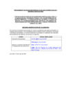 Vista preliminar de documento Comunicado - Modificación de Calendario
