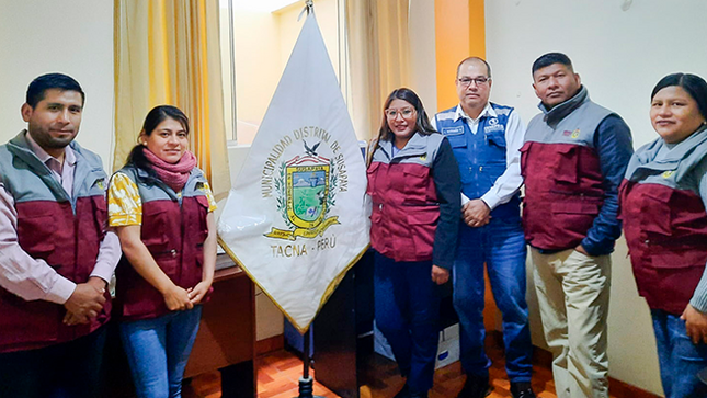 CENEPRED se reúne con el equipo técnico de la Municipalidad Distrital de Susapaya, departamento de Tacna