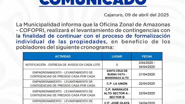 Primera Campaña de DNI Itinerante con trámites gratuitos