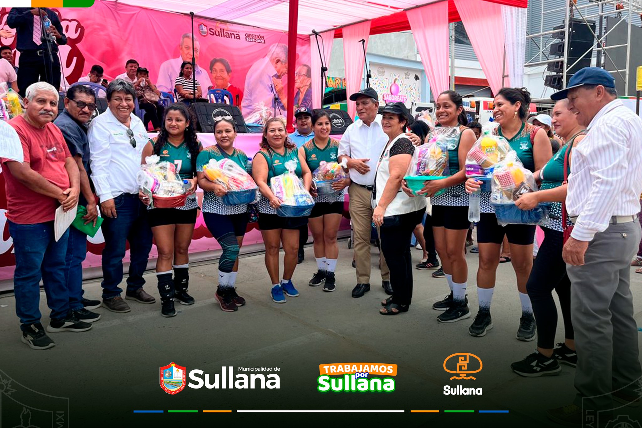 Madres sullaneras celebraron con vibrante cuadrangular de vóley