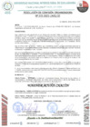 Vista preliminar de documento EXPRESAR a nombre de la UNIQ, el reconocimiento y felicitación institucional, con motivo de Ia conmeracion del día del trabajo a: WADNER ACUÑA CHACÓN