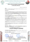 Vista preliminar de documento EXPRESAR a nombre de la UNIQ, el reconocimiento y felicitación institucional, con motivo de Ia conmeracion del día del trabajo a: YODAN CHOQUE MADERA