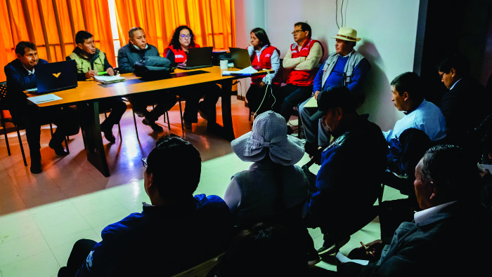 Emsapuno participa en reunión informativa del Convenio 025 con representantes de sociedad civil