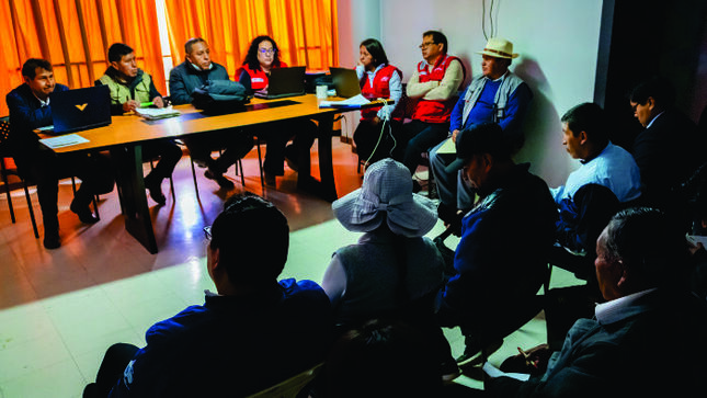 Emsapuno participa en reunión informativa del Convenio 025 con representantes de sociedad civil 