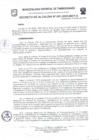 Vista preliminar de documento Decreto de Alcaldía N.° 001-2025-MDT-A