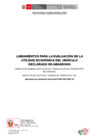 Vista preliminar de documento Lineamientos para la evaluación de la utilidad económica del vehículo declarado en abandono