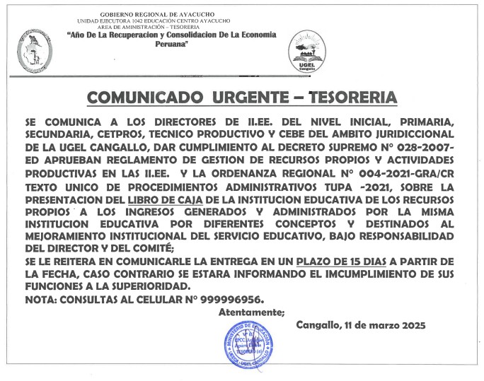 Comunicado