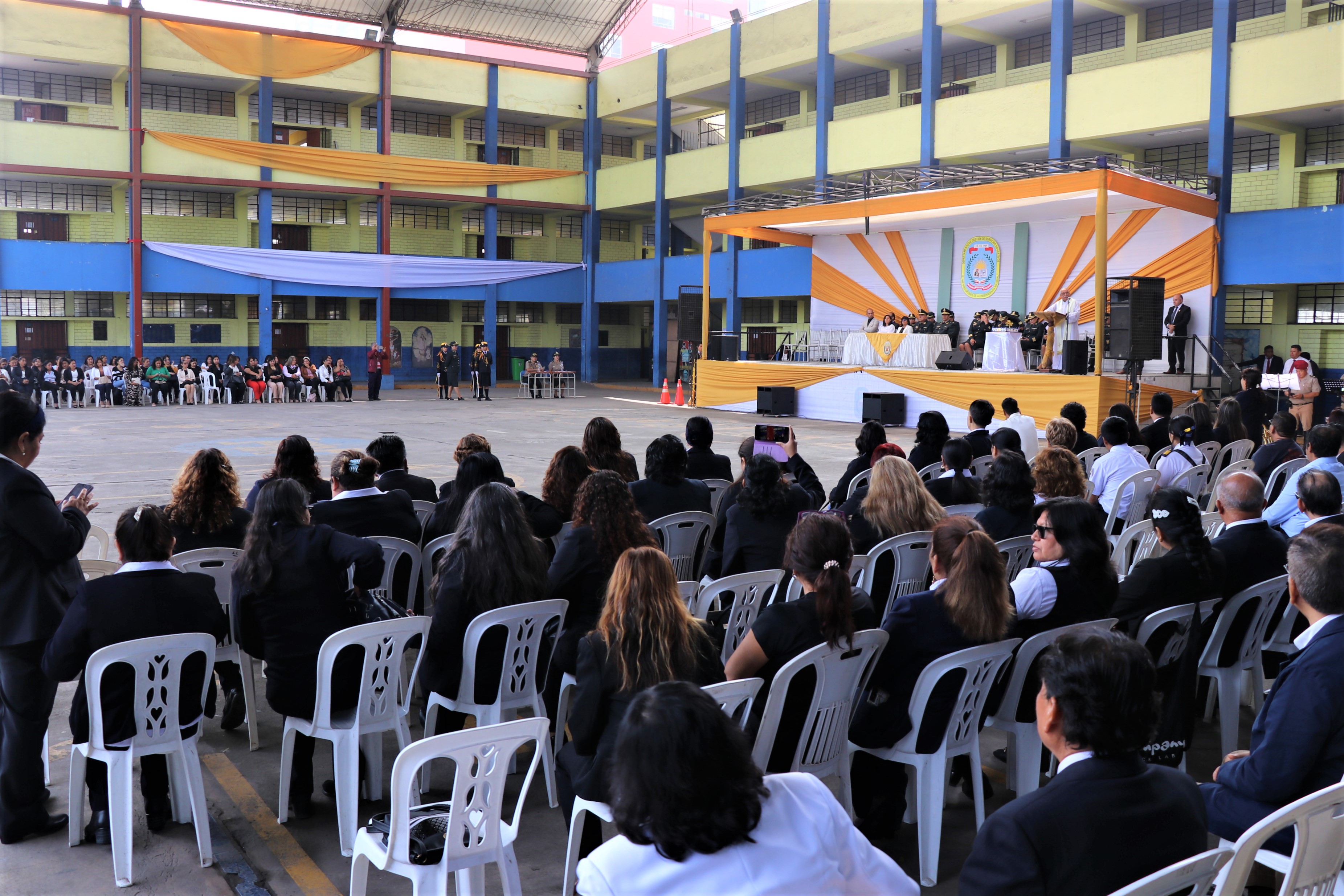 panorama general del desarrollo de la ceremonia protocolar