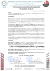 Vista preliminar de documento EXPRESAR a nombre de la UNIQ, el reconocimiento y felicitación institucional, con motivo de Ia conmeración del día del trabajo a: CARLOS FERNANDO MELÉNDEZ GAMARRA