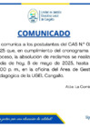 Vista preliminar de documento COMUNICADO