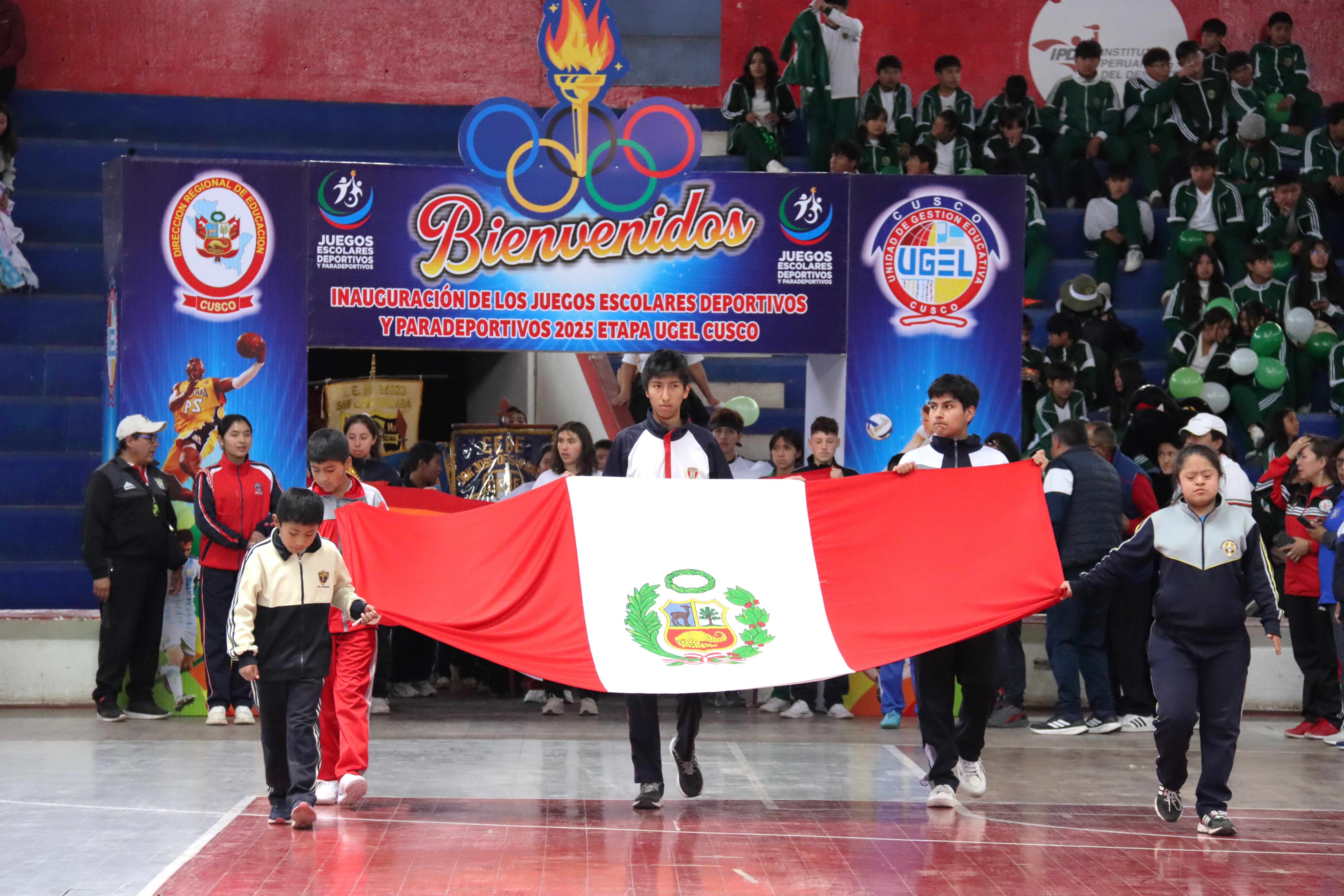 INAGURACIÓN JUEGOS DEPORTIVOS 