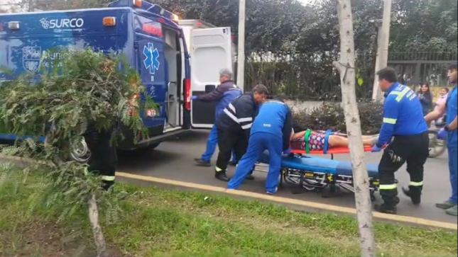 Bebé nace en la Panamericana Sur gracias a oportuna asistencia del Serenazgo de Surco
