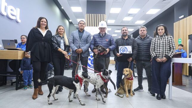 Entel recibe de la Municipalidad de Surco certificado de Local Pet Friendly
