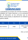 Vista preliminar de documento Comunicado sobre fecha de adjudicación