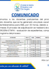 Vista preliminar de documento Comunicado contrato docente