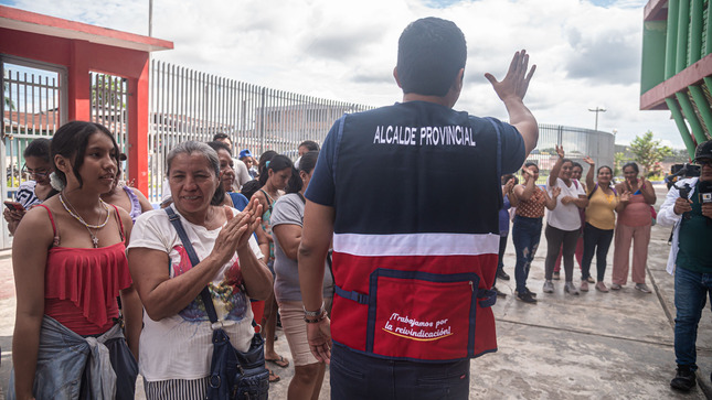 entregamos ayuda humanitaria a más de 100 familias afectadas por las intensas lluvias