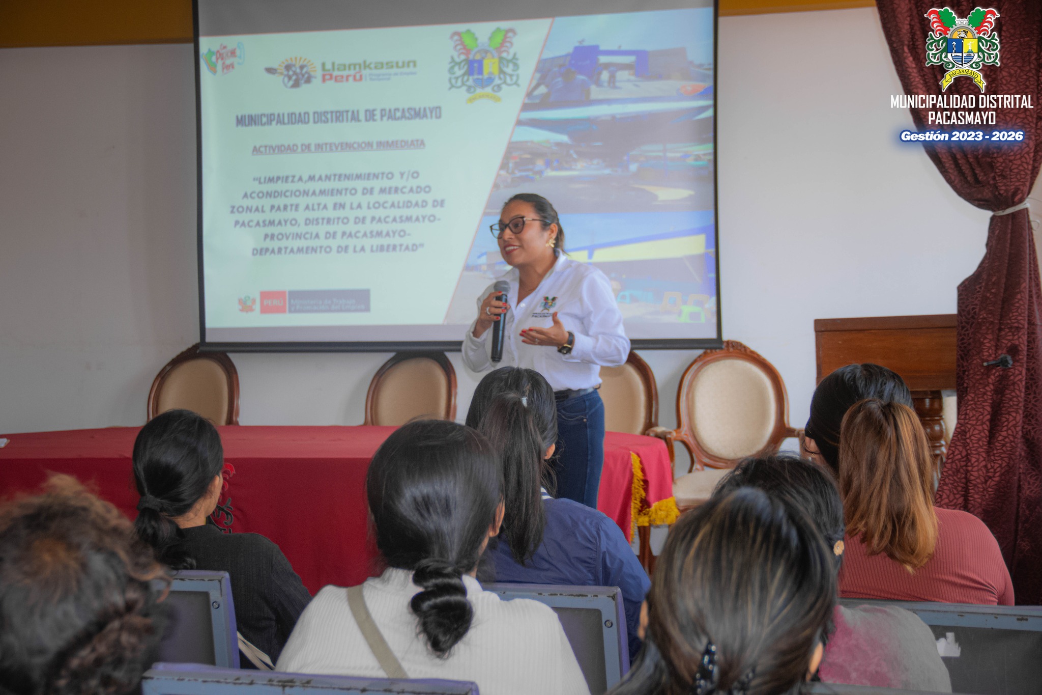 charla informativa LLAMKASUN PERU 4