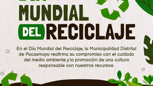 dia mundial del reciclaje