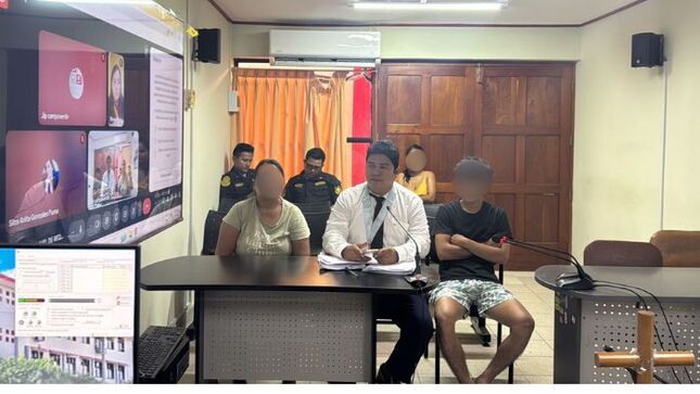 Juzgado dictó 9 meses de prisión preventiva a madre e hijo investigados por microcomercialización de drogas y tenencia ilegal de armas  