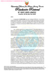 Vista preliminar de documento Resolución Rectoral