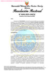Vista preliminar de documento Resolución Rectoral