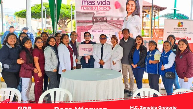 RIS Chilca Mala realiza el lanzamiento de la Semana de la Maternidad