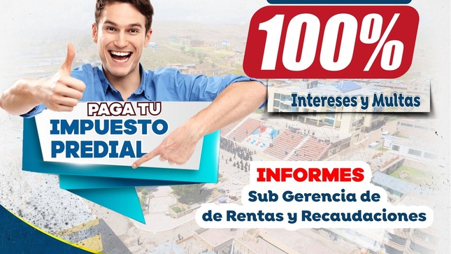 Atención vecino de Zepita 1era Campaña de AMNISTIA TRIBUTARIA 2025