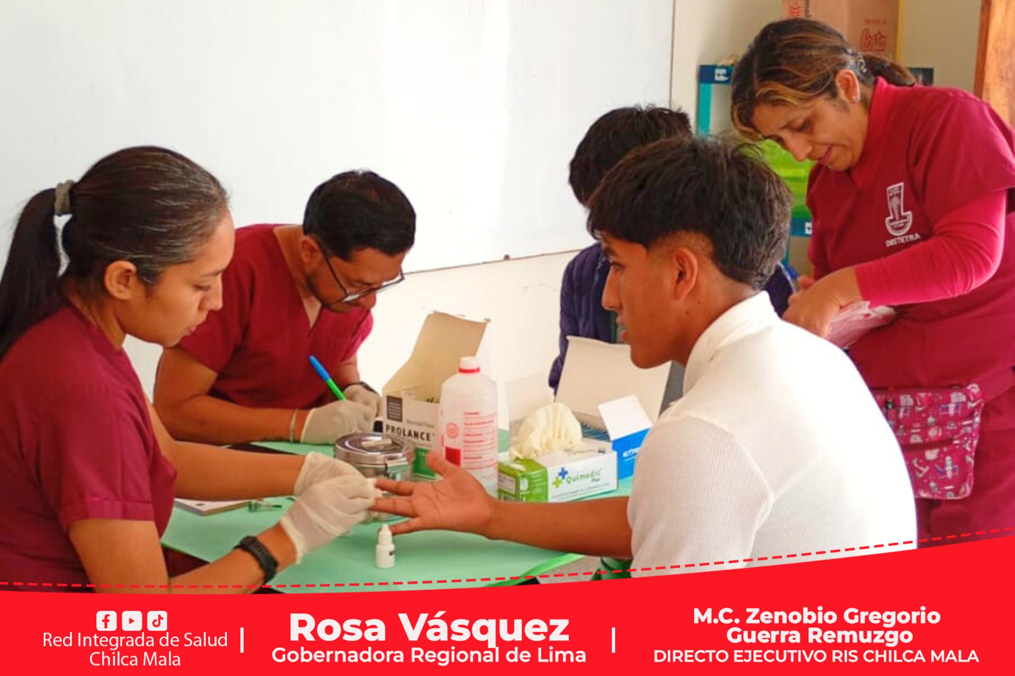 RIS Chilca Mala realiza Campaña de Tamizaje de VIH, Sífilis y Hepatitis B