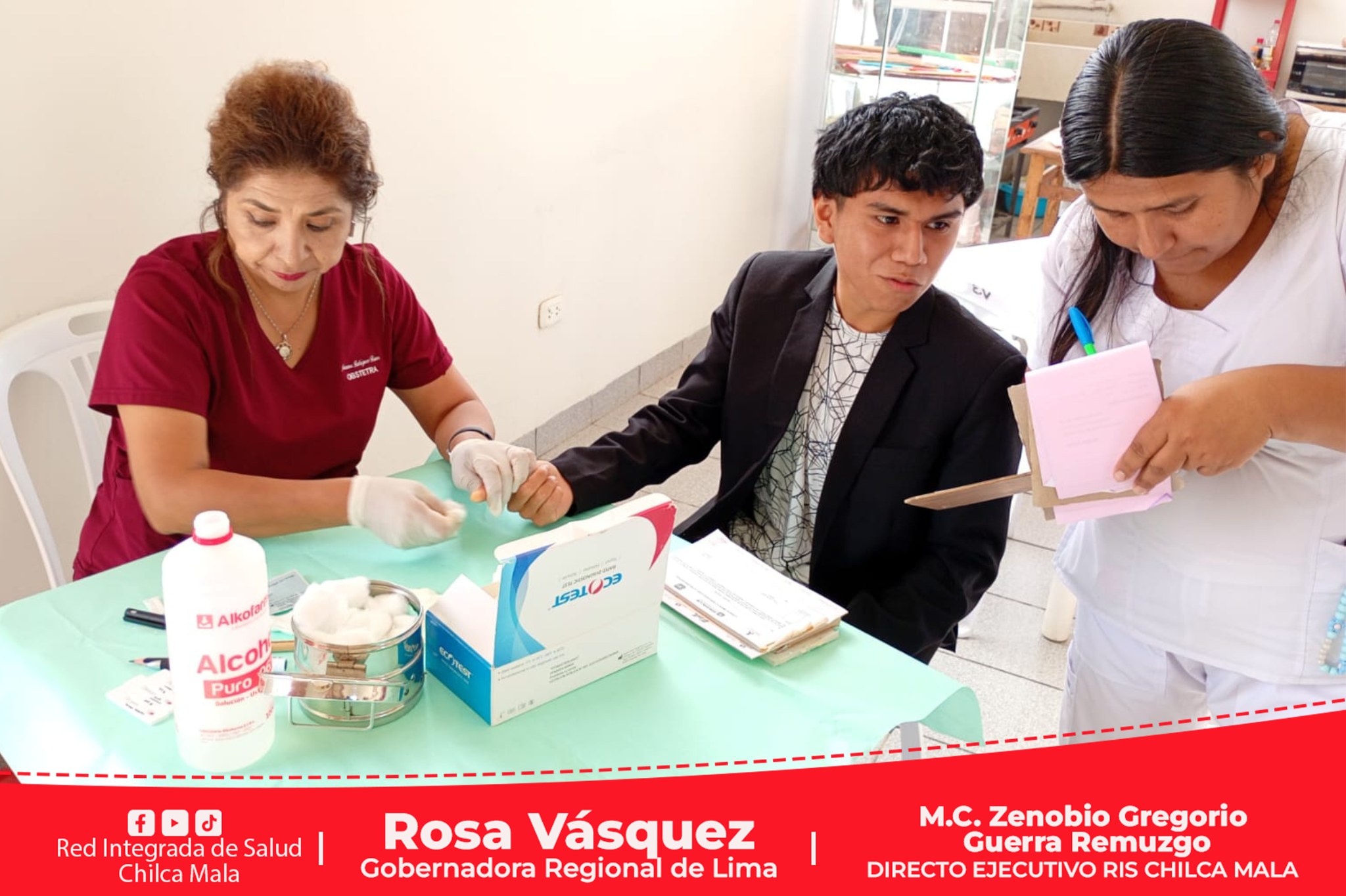 RIS Chilca Mala realiza Campaña de Tamizaje de VIH, Sífilis y Hepatitis B