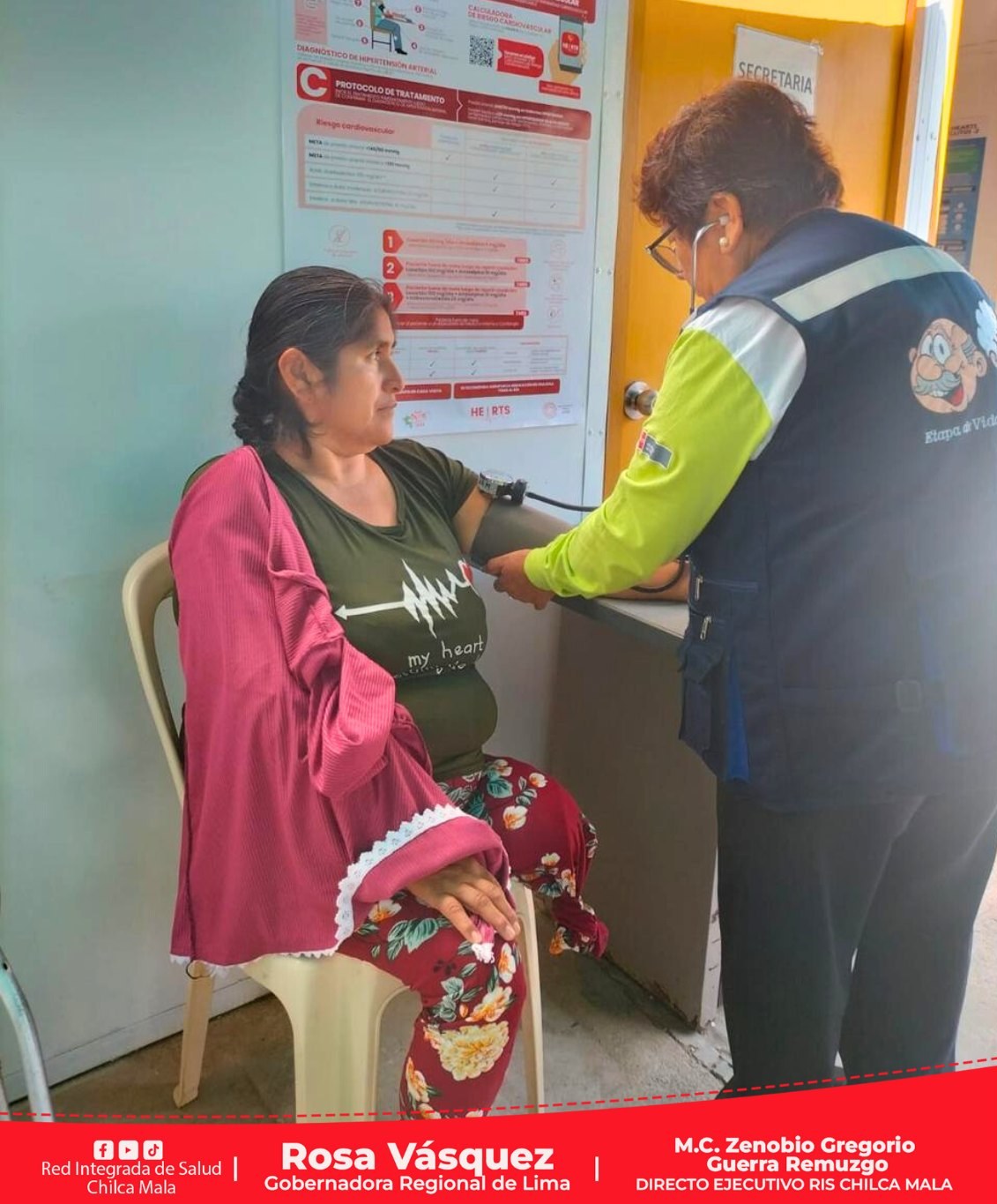 RIS Chilca Mala realiza campaña para la prevención de la hipertensión arterial