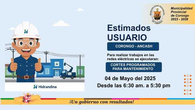 Corte de los servicios de energía eléctrica